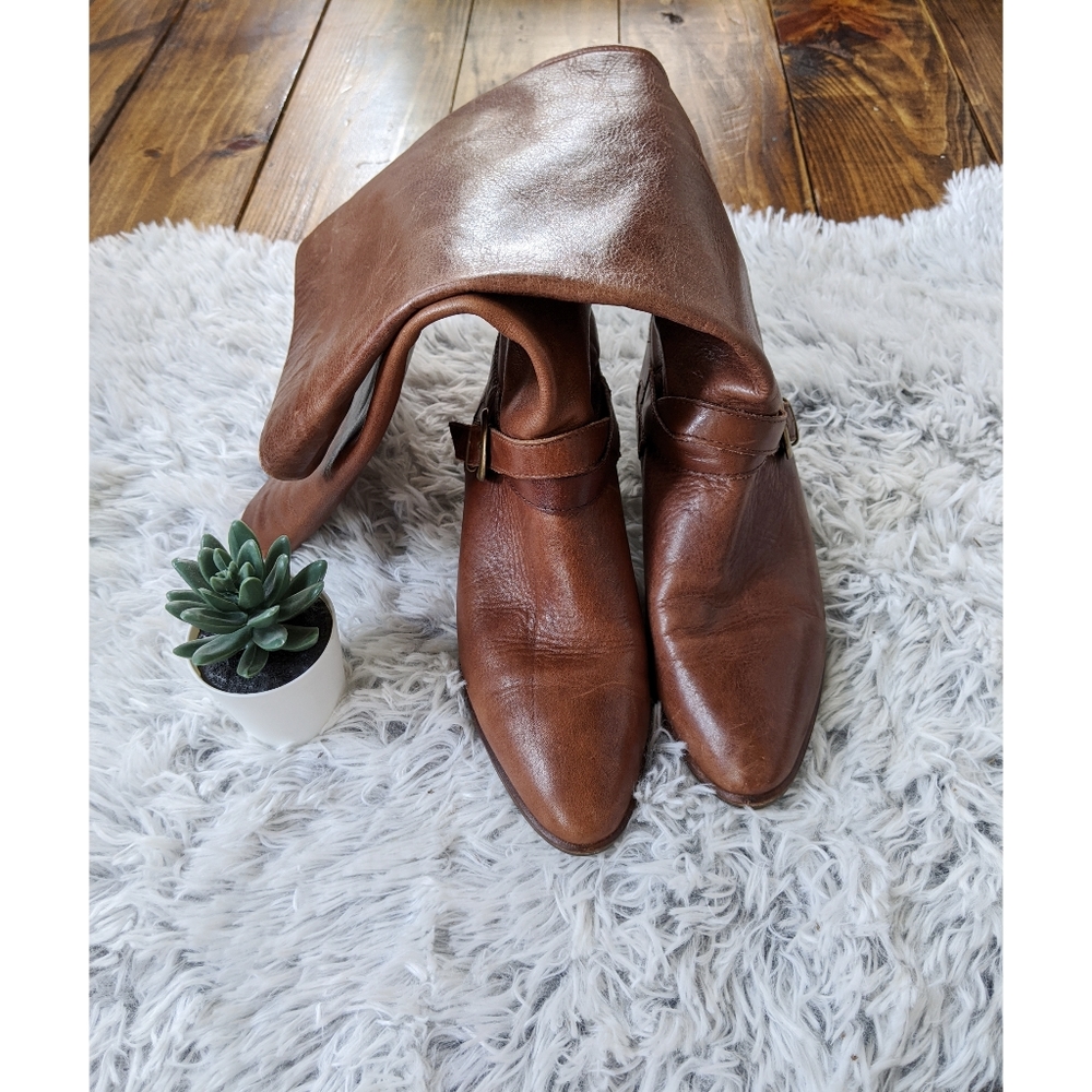 Unisa Vintage Leather Boots - Picture 2 of 6